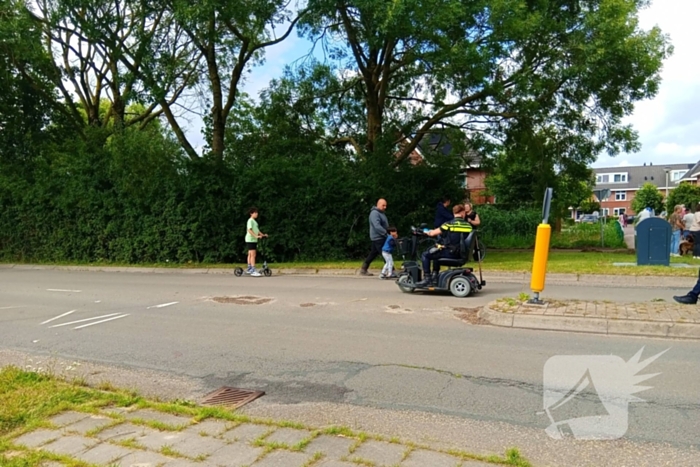 Persoon gewond na val met scootmobiel