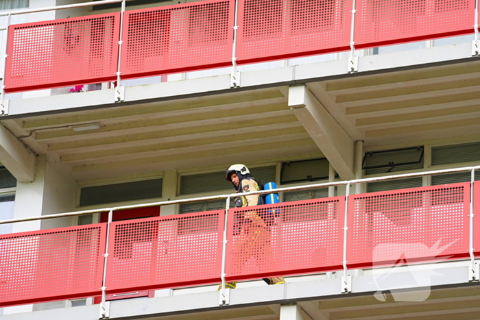 Flat gecontroleerd na brandmelding