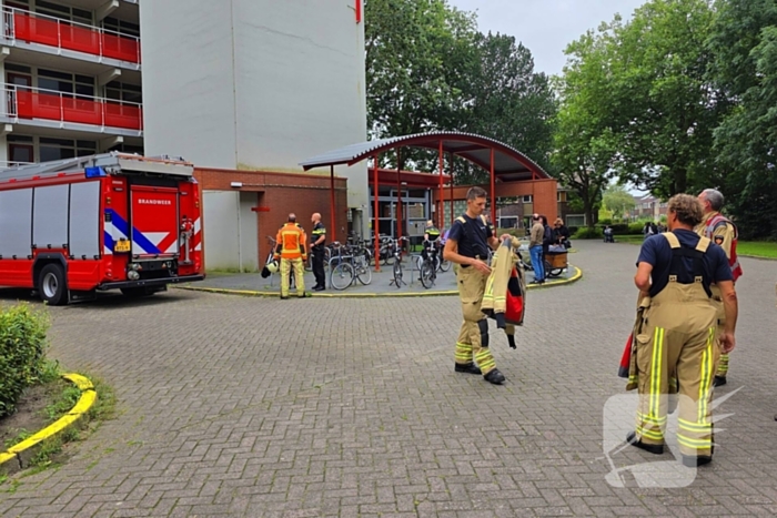 Flat gecontroleerd na brandmelding