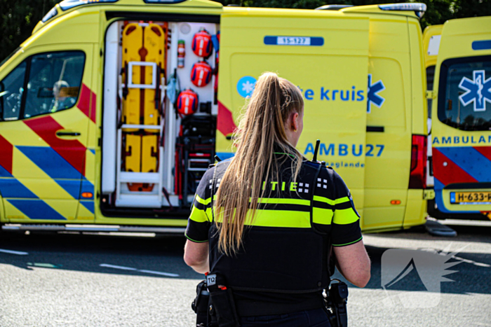 Scooterrijdster gewond na val