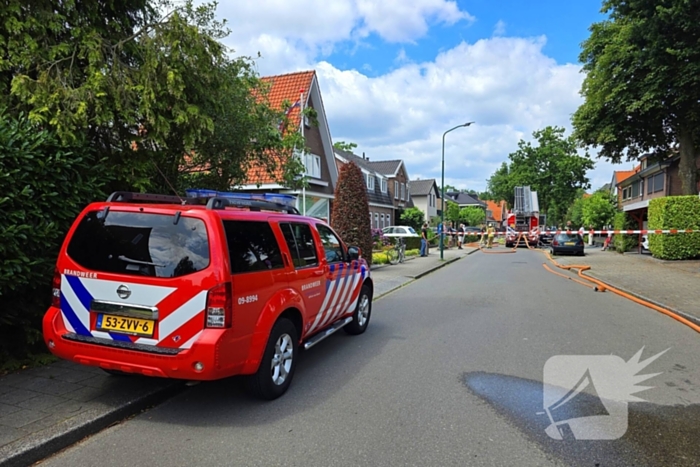 Brand in bijgebouw snel opgeschaald