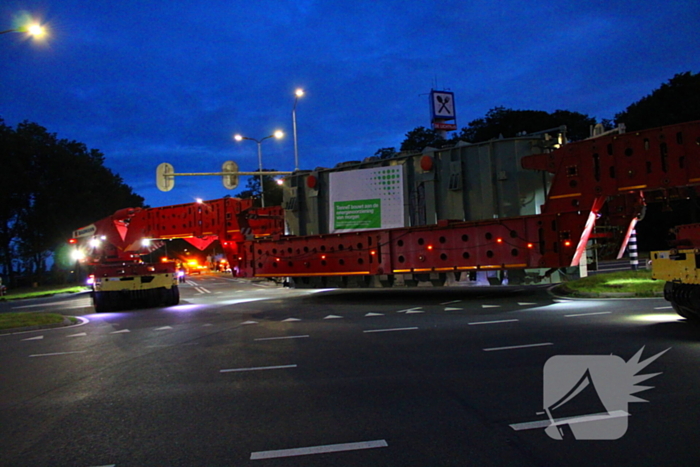 Transport van TenneT veroorzaakt verkeershinder