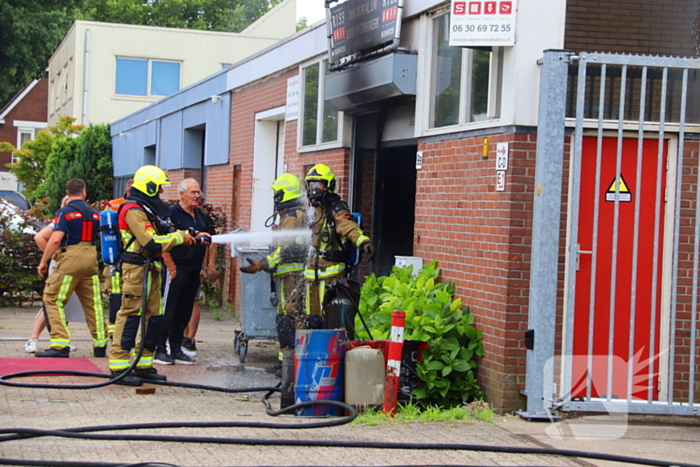 Brand in bijgebouw snel opgeschaald