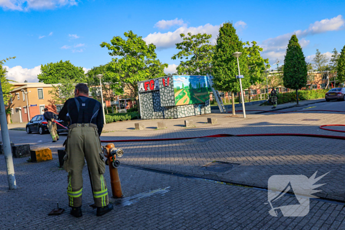Brand in technische ruimte snel geblust