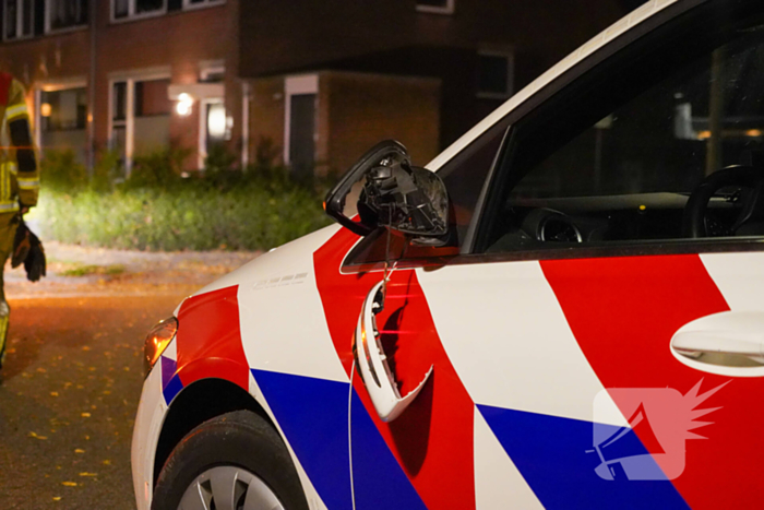 Voordeur van woning beschadigd na explosie
