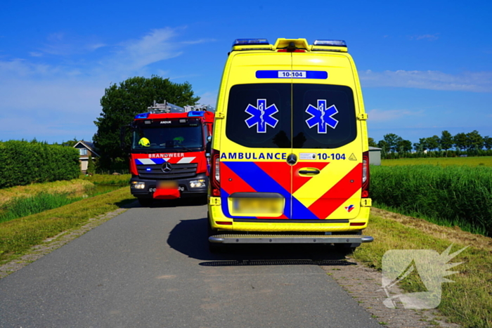 Inzittenden verlaten ongevalslocatie