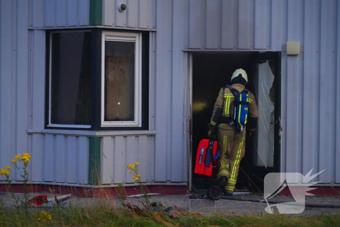 Fietsaccu veroorzaakt brand