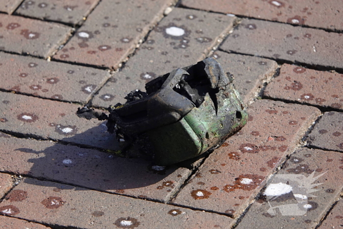 Accu veroorzaakte brand in lading