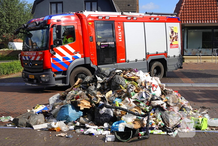 Accu veroorzaakte brand in lading