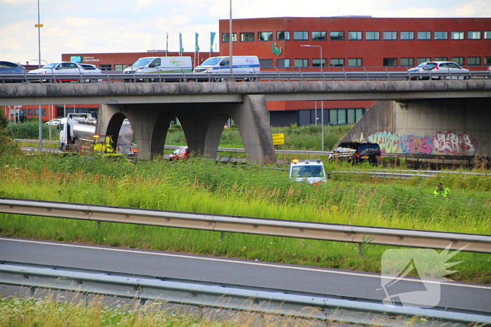 Snelweg dicht na fors ongeval