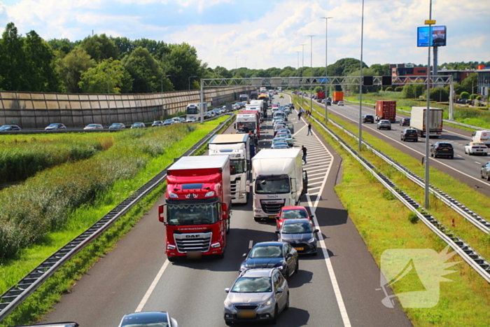 Snelweg dicht na fors ongeval