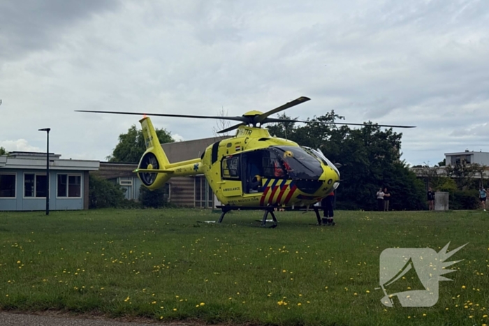 Medische noodsituatie in appartement leidt tot inzet traumahelikopter