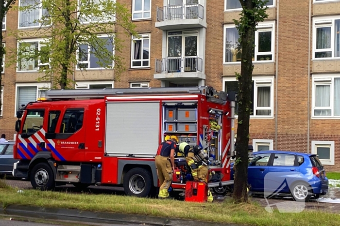 Brand in woning snel geblust