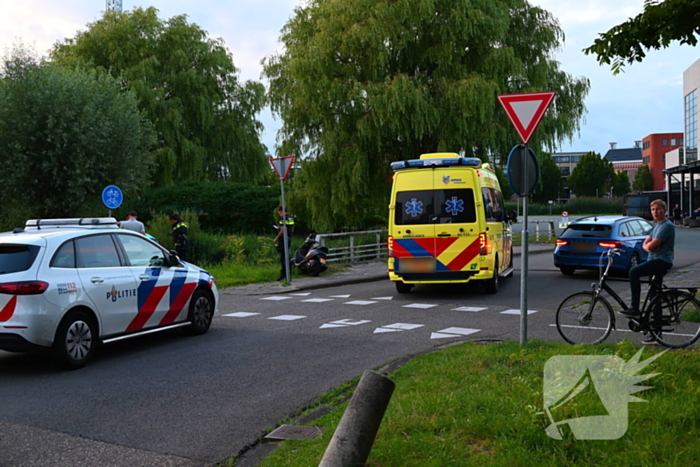 Scooterrijder gecontroleerd op letsel