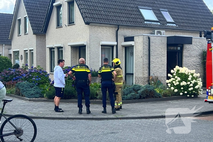 Wasdroger in brand, niemand gewond