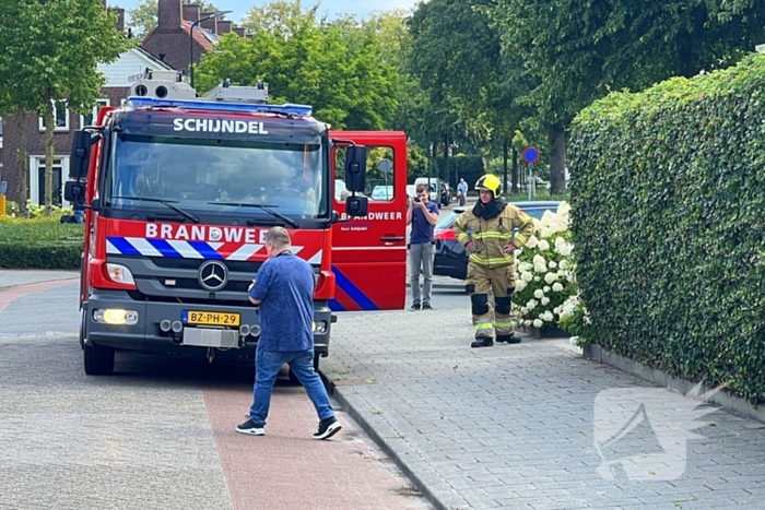 Wasdroger in brand, niemand gewond