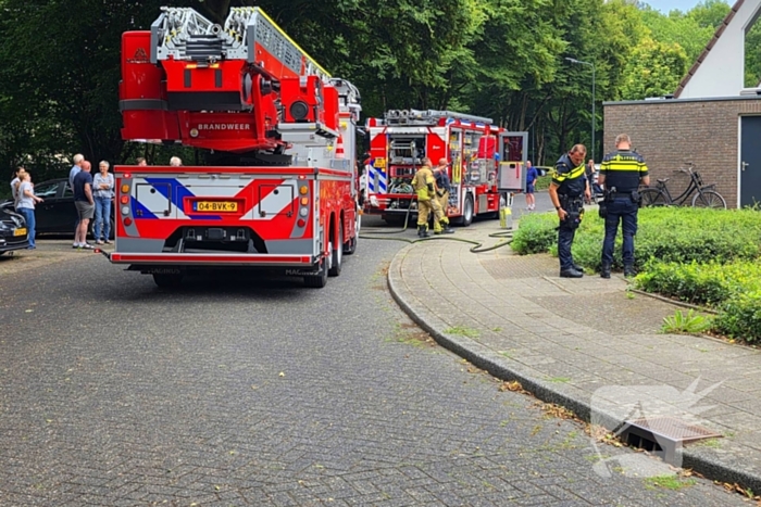 Woningbrand snel geblust