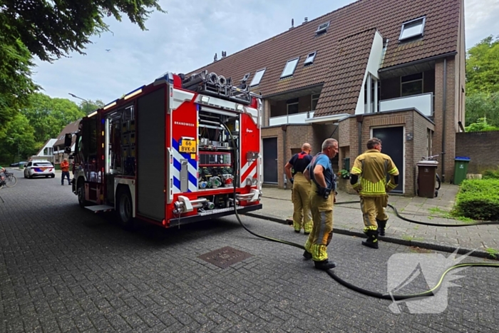 Woningbrand snel geblust