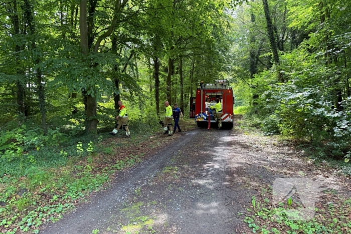 Buitenbrand door snoeiafval snel geblust