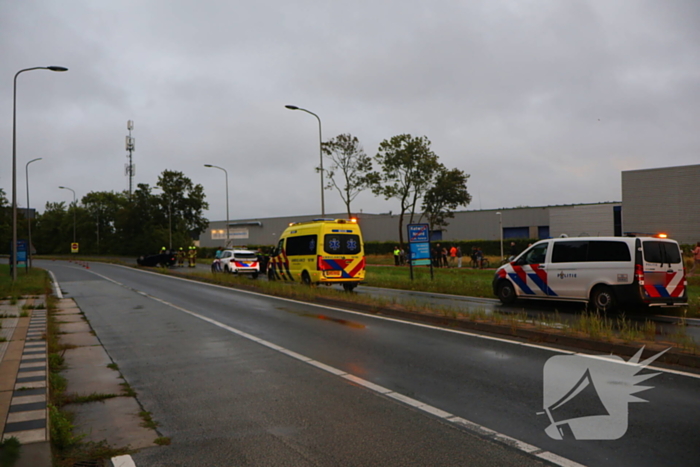 Auto uit de bocht bij ongeval