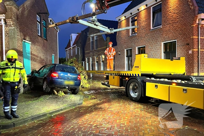 Auto ramt woning