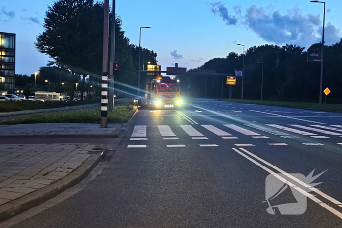 Ongeval tussen auto en scootmobiel