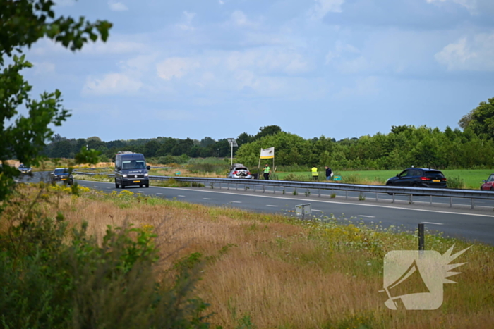 Geen brand bij ongeval maar wel schade
