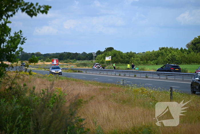 Geen brand bij ongeval maar wel schade