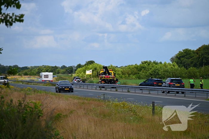 Geen brand bij ongeval maar wel schade