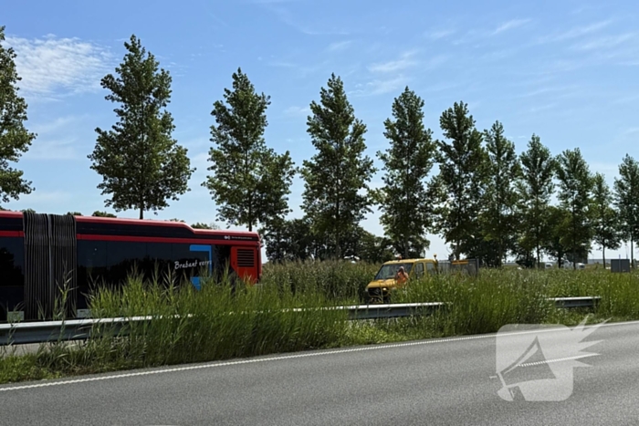 Stadsbus komt stil te liggen door lege accu