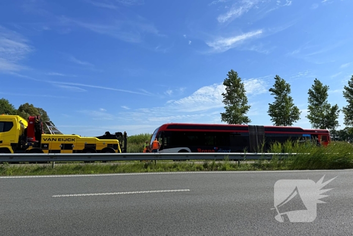 Stadsbus komt stil te liggen door lege accu