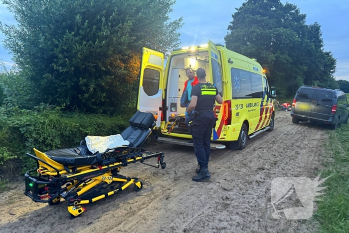 Jongeman gewond bij ongeval met crossmotor