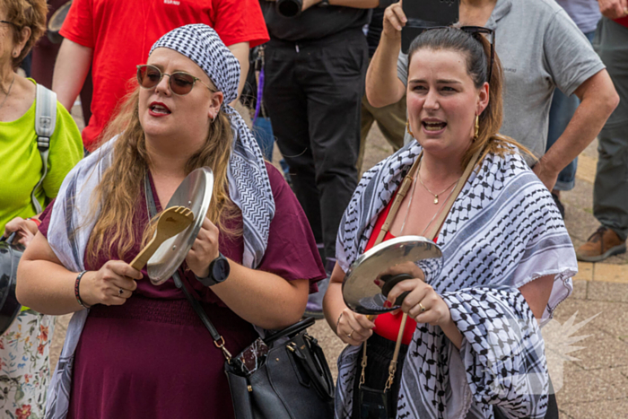 Protest klinkt luid voor Gaza