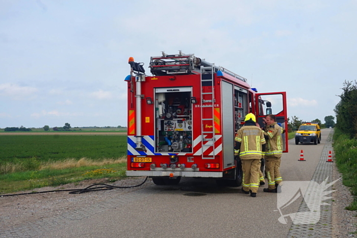 Geslaagde blusactie bij autobrand