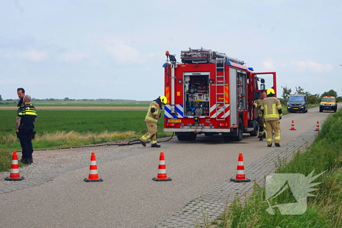 Geslaagde blusactie bij autobrand