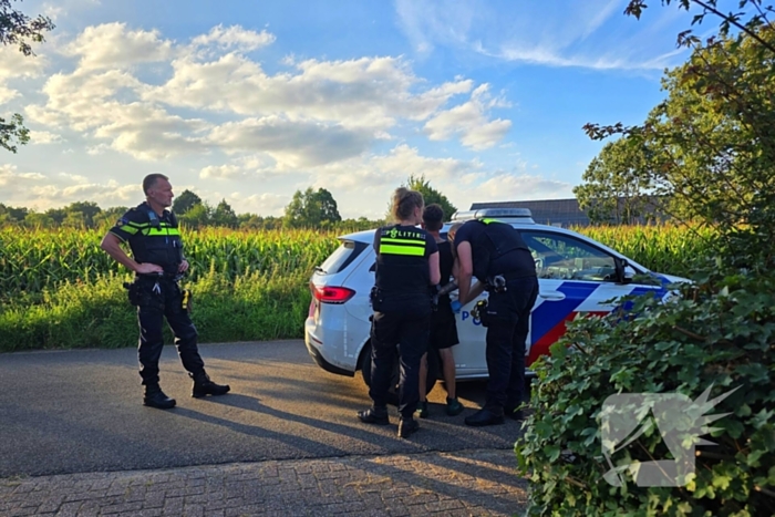 Gevluchte bestuurder na botsing op snelweg door politiehelikopter gevonden