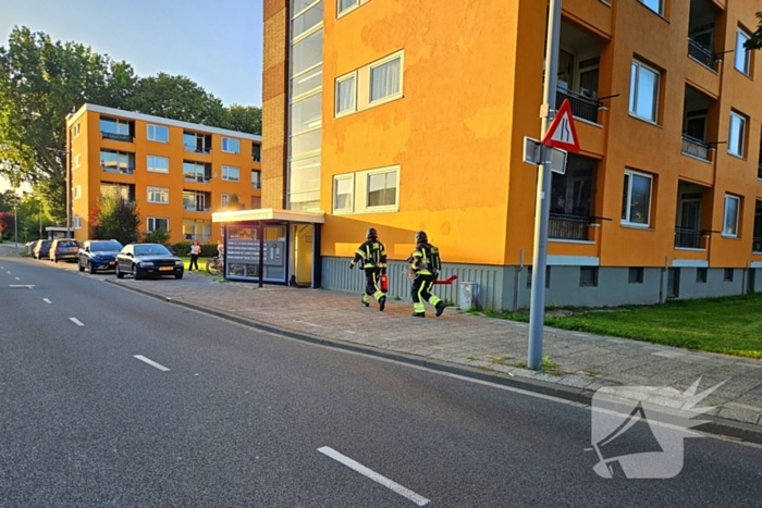 Brandweerinzet om vuur te bestrijden