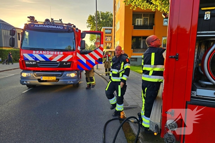 Brandweerinzet om vuur te bestrijden