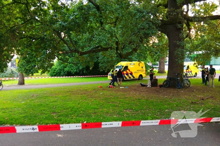 Traumahelikopter ingezet bij steekpartij