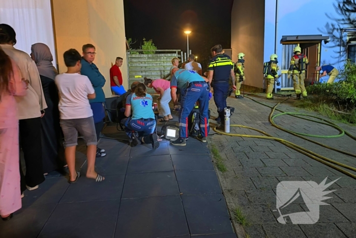 Veel rookontwikkeling bij woningbrand