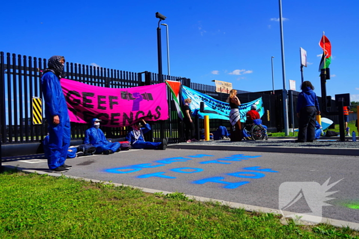 Datacenter geblokkeerd door demonstranten