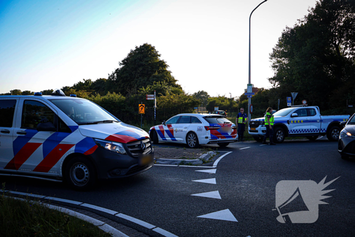 Ongeval tussen motorrijder en fietser leidt tot verwondingen