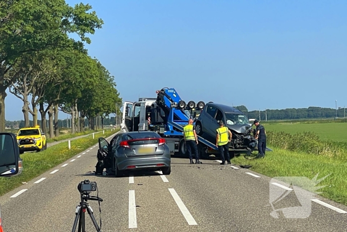 Traumahelikopter ingezet bij verkeersongeval