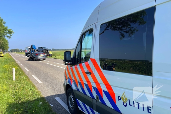 Traumahelikopter ingezet bij verkeersongeval