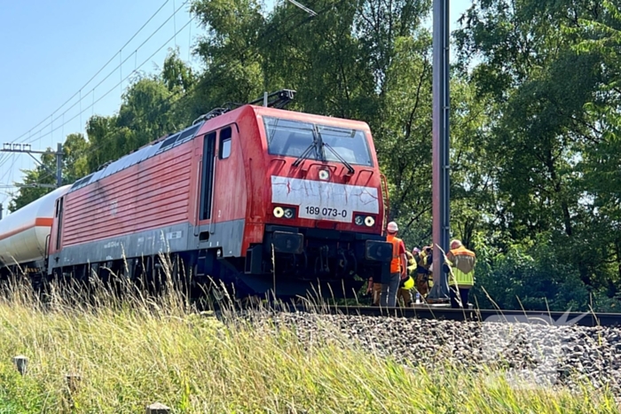 Treinverkeer stil door brand