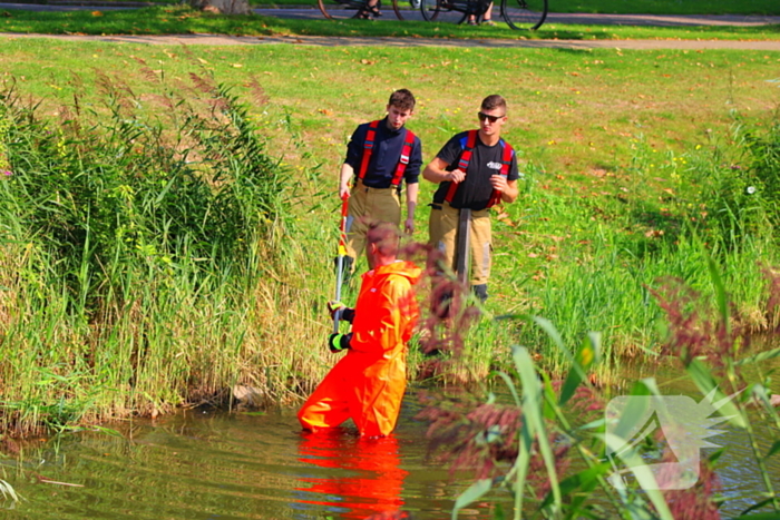 Reiger bevrijdt uit visdraad