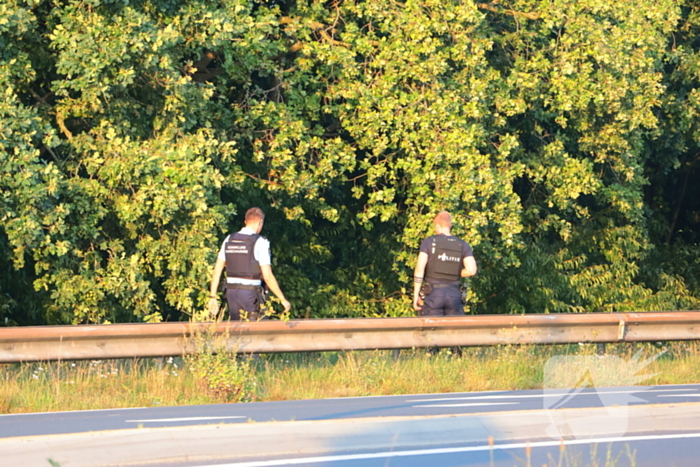 Grootschalige zoekactie met speurhond