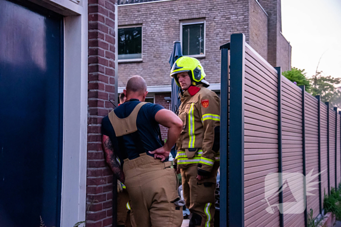 Brand in compostbak snel onder controle