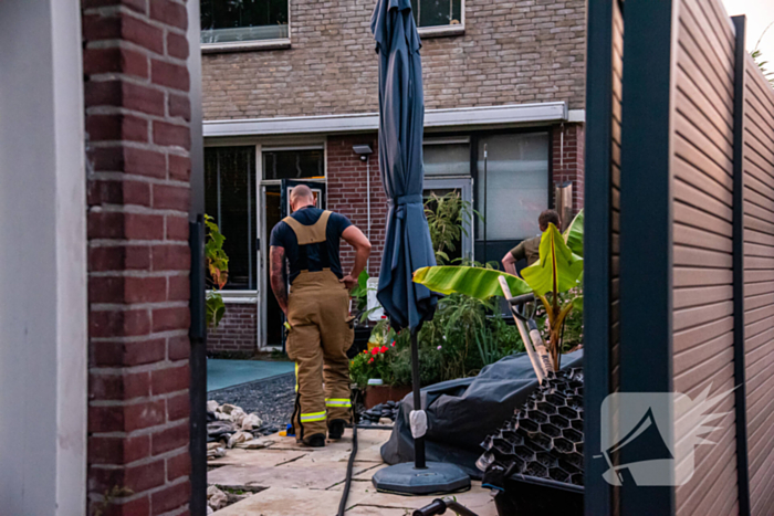 Brand in compostbak snel onder controle