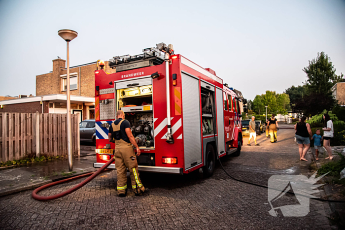 Brand in compostbak snel onder controle